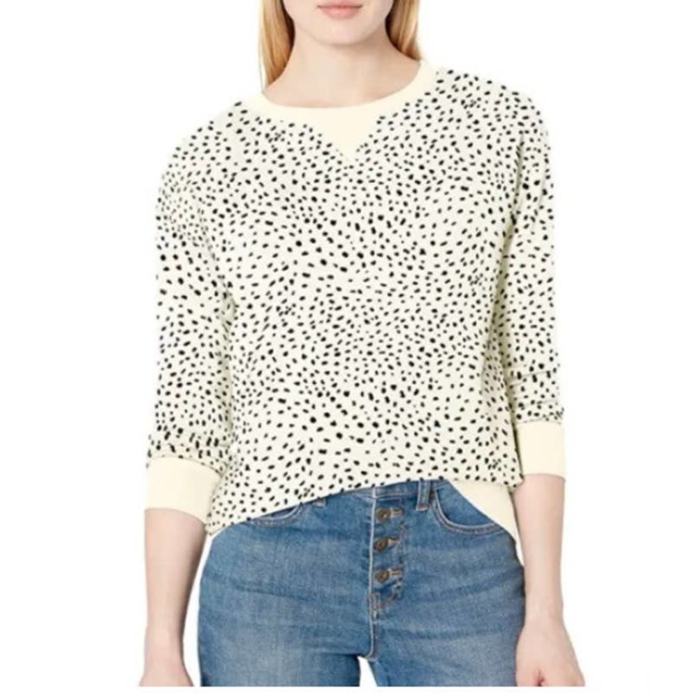 Terry Cotton and Modal Tunic Sweatshirt- Size Large